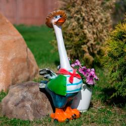 Фигурка для водоема Гусь мультяшный