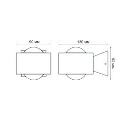 Архитектурная подсветка NOVOTECH Calle 358154 Темно-серый