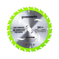 Диск пильный GREENWORKS 184*20 мм 24T для пилы 1500907