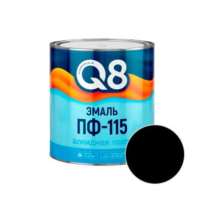 Эмаль FORMULA Q8 ПФ-115 Черный 1,8 кг