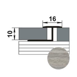 Профиль одноуровневый ЛУКА ЛК 15 ламинированный Ясень белый 106 2,7 м