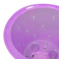 Горшок пластиковый ЛИВИНГРИН Ванда Фиолетовый 2 л