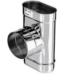 Тройник CRAFT AISI 316 90° 0,5 мм 100/200 мм