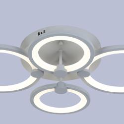 Люстра ЛАЙТ СФЕРА 3010/2+2 GM Серый