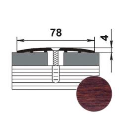 Профиль одноуровневый ЛУКА ПС 18 Дуб темный 091 0,9 м