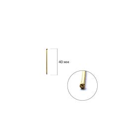 Гвоздь финишный латунированный 1,4*40 мм 100 г