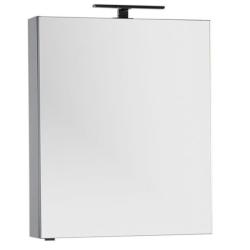 Зеркальный шкаф AQUANET Алвита серый антрацит 70*85 см