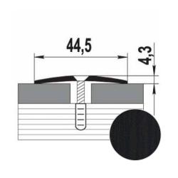 Профиль одноуровневый ЛУКА ПС 04 Венге 094 1,8 м