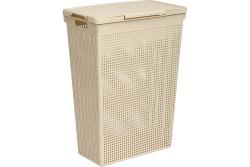 Корзина для белья VIOLET Лофт латте 50 л 565020