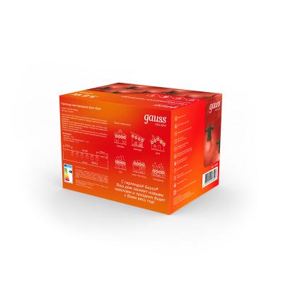 Гирлянда Нить GAUSS 1 режим красный 7,7 м