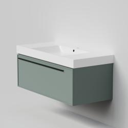 Тумба с раковиной LA FENICE Elba 100 серо-зеленый 