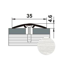 Профиль одноуровневый ЛУКА ПС 04-3 Ясень белый 106 0,9 м