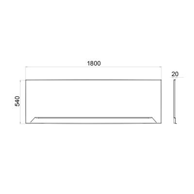 Экран для ванны TRITON Прага 180 см