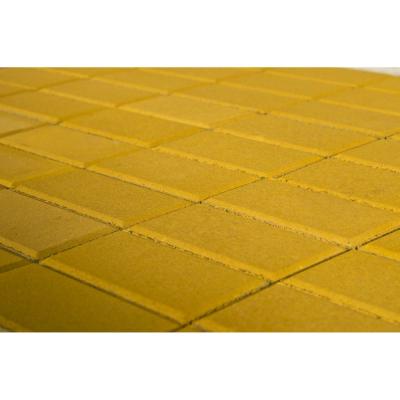 Плитка тротуарная BRAER Прямоугольник 60 Желтый
