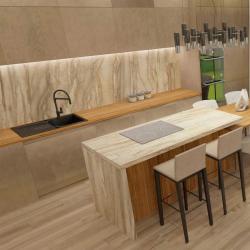 Плитка базовая ESTIMA Bernini BR 01 Бежевый глянцевая 60*120 см