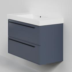 Тумба с раковиной LA FENICE Elba Twin 80 синий 
