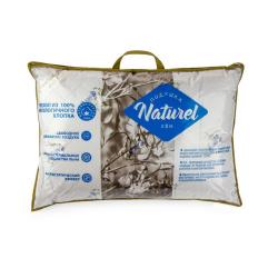 Подушка классическая ЭЛЬФ Лебяжий пух, лен Белый 50*70 см