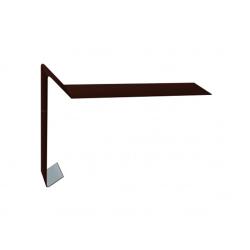 Планка ветровая RAL 8017 100*20*70 мм