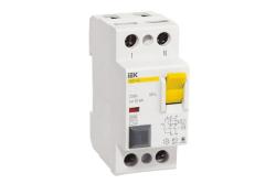 Автоматический выключатель дифференциального тока IEK АД12 2Р 25 А AС 30 мA