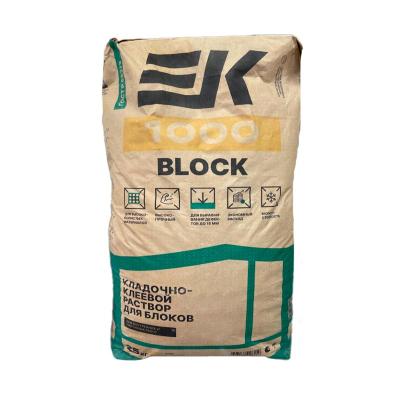 Кладочно-клеевой раствор ЕК Block 25 кг