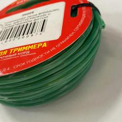 Леска для триммера витой шестигранник с сердечником 2,7 мм 10 м