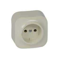 Розетка сетевая LEGRAND Quteo бежевый 782240
