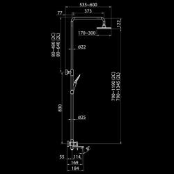 Душевая система ELGHANSA 2332269-2L Set-32