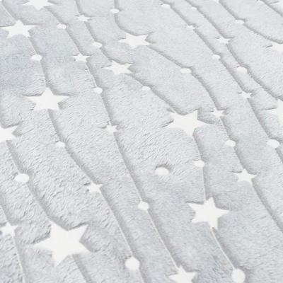 Плед CASA CONFORTE Stella Звезды Серый 150*200 см