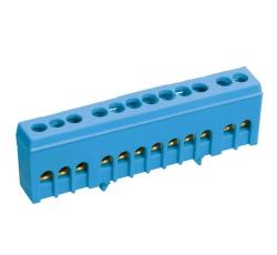 Шина нулевая TDM в изоляторе на DIN-рейку 12 групп 6*9 мм