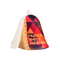 Шапка для бани ДОБРОПАРОВЪ Размер имеет значение