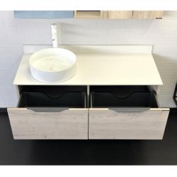 Тумба с раковиной COMFORTY Порто 120 дуб дымчатый 1 раковина