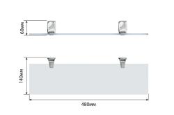 Полка для ванной FORA Drop FOR-FL034