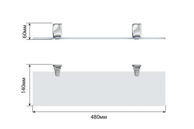 Полка для ванной FORA Drop FOR-FL034