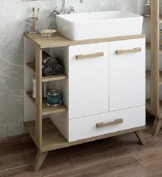 Тумба с раковиной SANFLOR Ингрид 80 