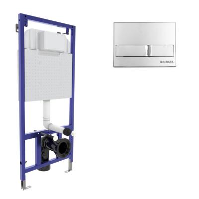 Инсталляция для унитаза BERGES Interaction с клавишей Line 007938