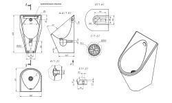 Писсуар OCEANUS 2-013.1(S) 