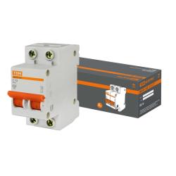 Автоматический выключатель TDM ВА47-63 2Р 10 А С 4,5 кА