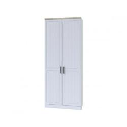 Шкаф-вешалка РОСТОК Венеция-1 Секция 3 Дуб сонома/Белое дерево 900*2185*440 мм