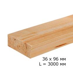 Доска сухая строганная 36*96*3000 мм