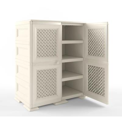 Шкаф 810*420*835 бежевый /Элластик-Пласт/