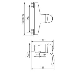 Смеситель для душа VERAGIO Grazia VR.GRA-3531.CR