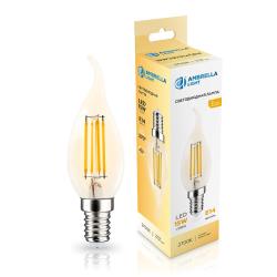 Лампа LED AMBRELLA Filament 15W/E14/2700К свеча на ветру 351523