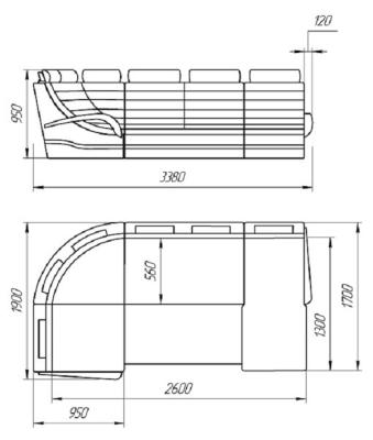 Диван ЛЕОНИС Кит-9 Анабель 08