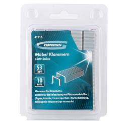 Скобы для степлера GROSS тип 53 10 мм 41710