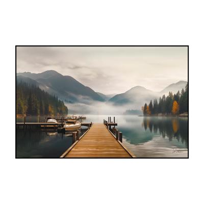 Картина VS в раме на холсте 70*100 River /8271039/