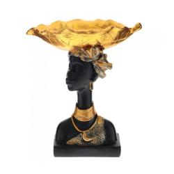 (АКЦИЯ) 784177 Фигурка декоративная "Африканка" (20*13*23 см)