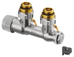 Узел запорно-присоединительный OVENTROP Multiblock TQ угловой 1/2*3/4" НР-ЕК 1014074