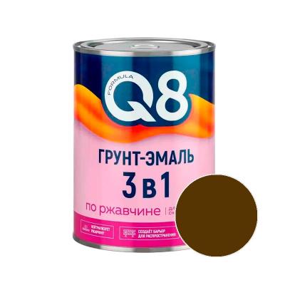 Грунт-эмаль FORMULA Q8 Коричневый 0,8 кг