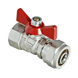 Кран шаровой VALTEC обжим 16 мм 1/2" ВР VT.342.N.1604