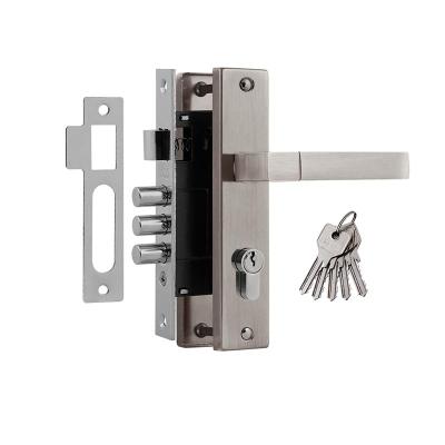 Замок врезной НОРА-М 709К Матовый никель